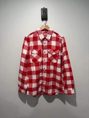 DIXXON Flannel Company The Otto Red & White Buffalo Plaid Button-Down Shirt